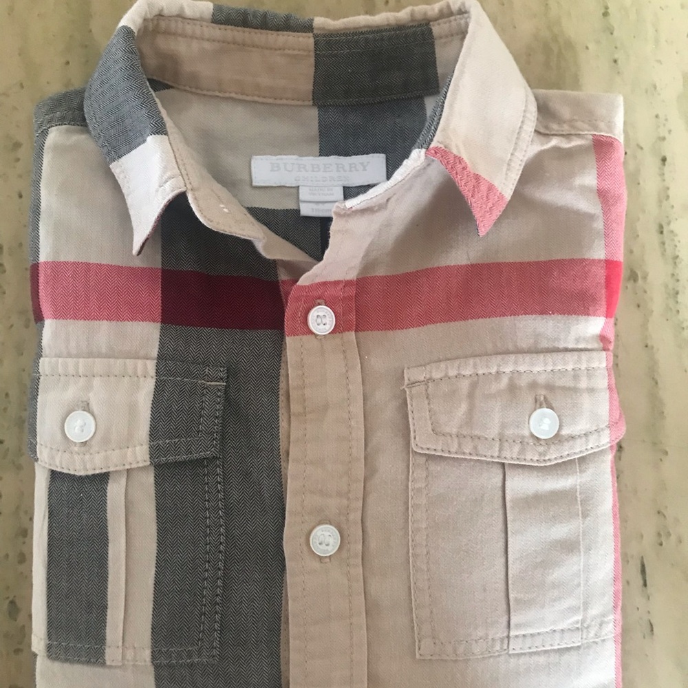 Boys Burberry Classic Button Down